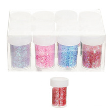12Pcs 6Colors Assorted Glitter Powder для художественного декора